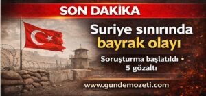 5 şüphelinin güvenlik güçlerince gözaltına alındığı bildirildi.